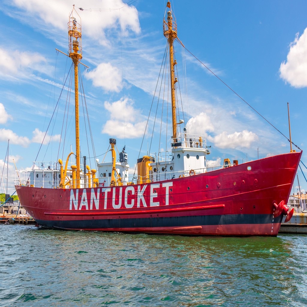 Nantucket Lightship/LV-112 at her berth in East Boston celebrating her 90th birthday